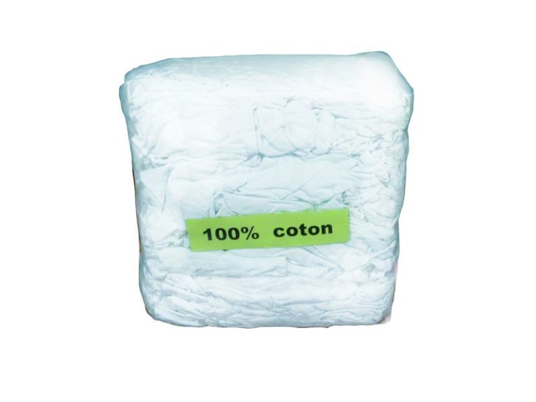Chiffons essuyage blanc